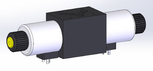 Electroválvula doble ng10 a-p-t, b cerrado