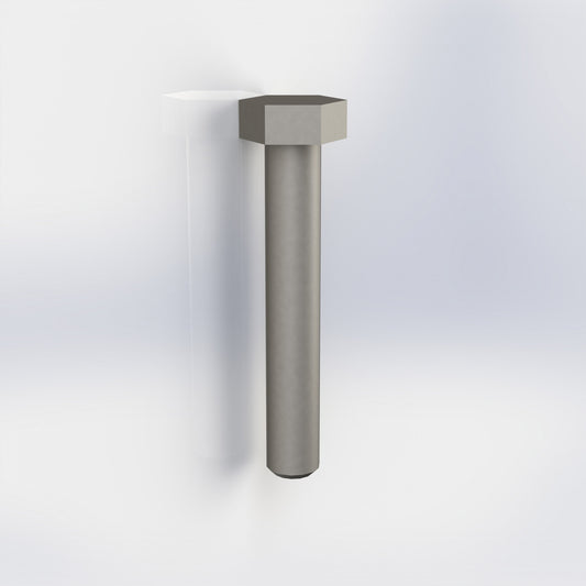 Tornillo din 931 08x50 10,9 dc