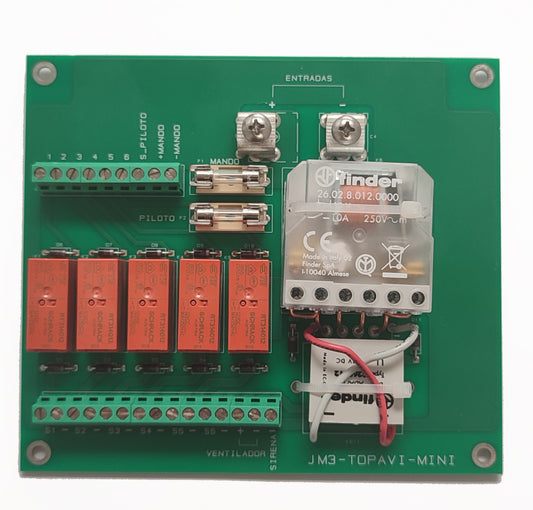 Tarjeta caja eléctrica M6