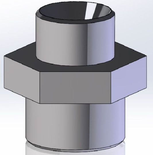 Unión reducción mf-mf 1"-3/4" bsp